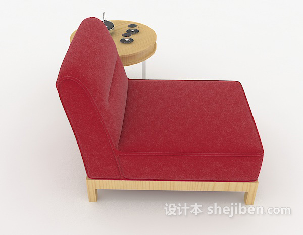 设计本简单木质桌椅组合3d模型下载