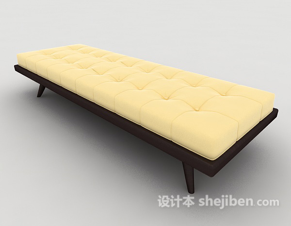 家居沙发凳3d模型下载