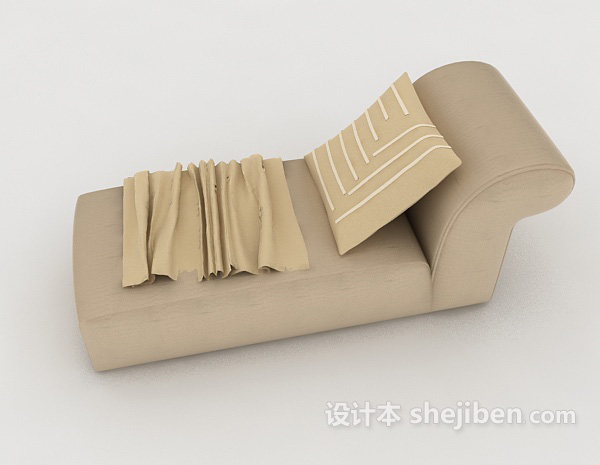 设计本现代躺椅休闲沙发3d模型下载