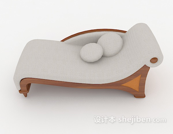 免费个性简约躺椅3d模型下载