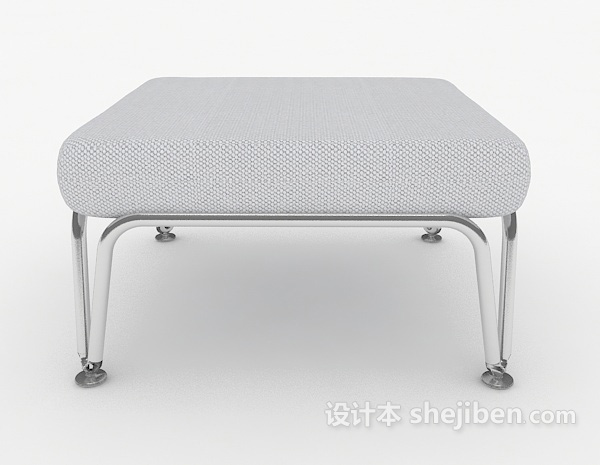 设计本欧式风格沙发凳3d模型下载