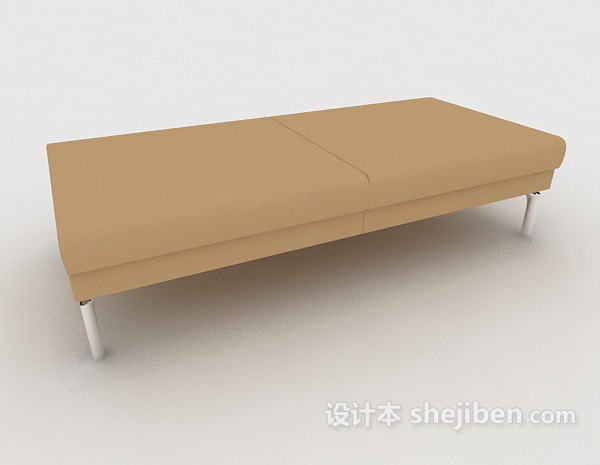 免费现代沙发长凳3d模型下载
