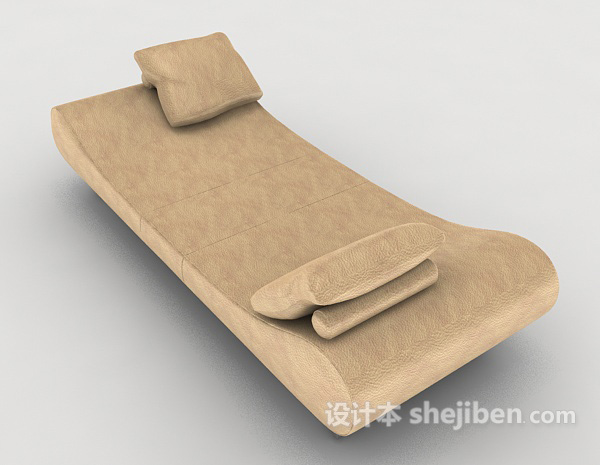 设计本现代简约沙发躺椅3d模型下载