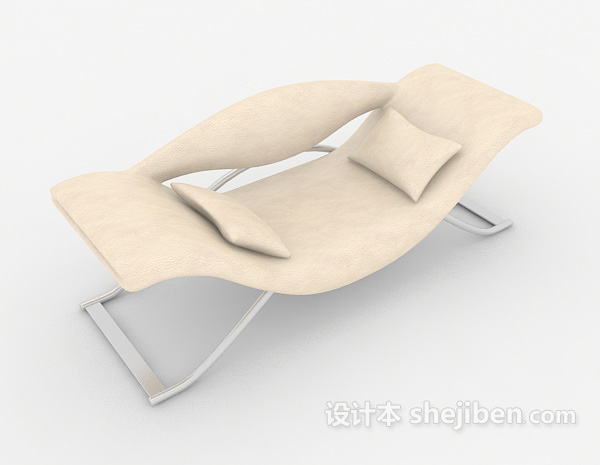 现代个性躺椅3d模型下载
