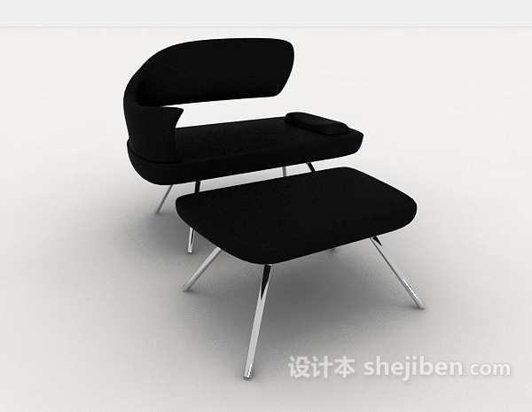 现代风格个性简约现代椅子3d模型下载
