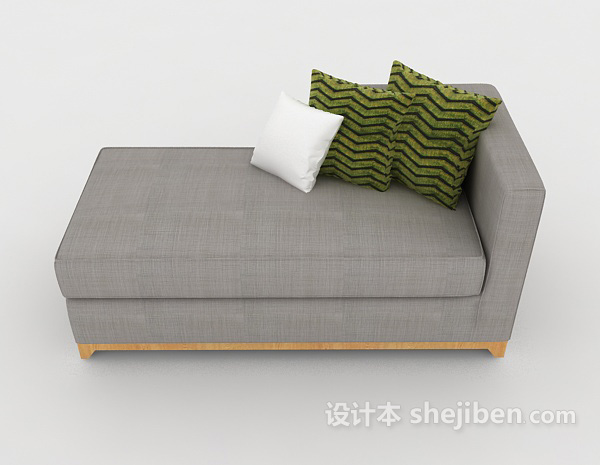 现代风格简单现代风格休闲躺椅3d模型下载