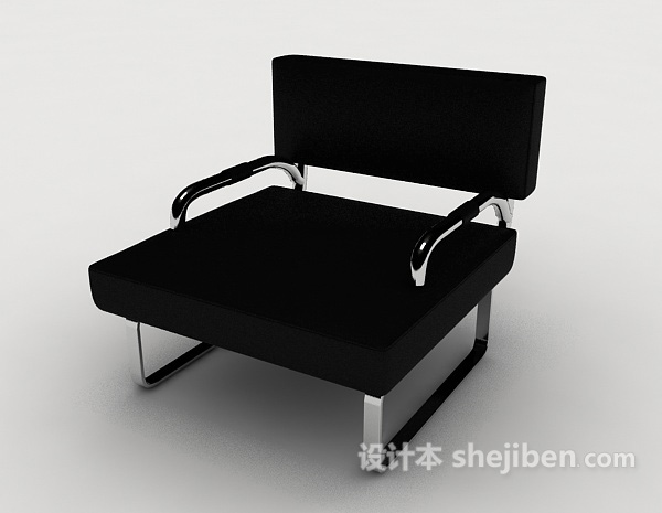 简单大方家居椅3d模型下载