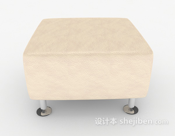 设计本简单居家沙发凳3d模型下载