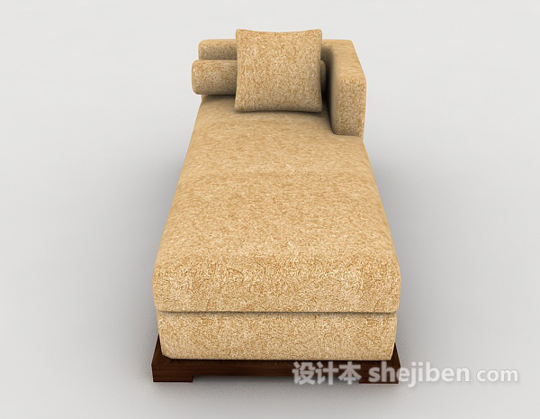 中式风格新中式躺椅沙发3d模型下载