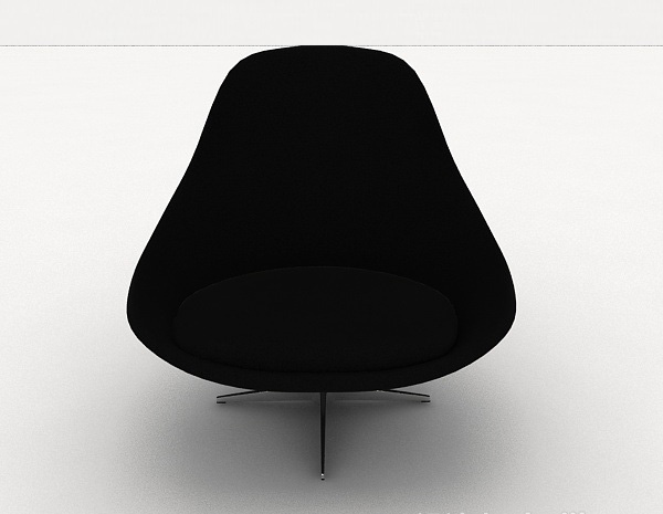现代风格U型椅3d模型下载