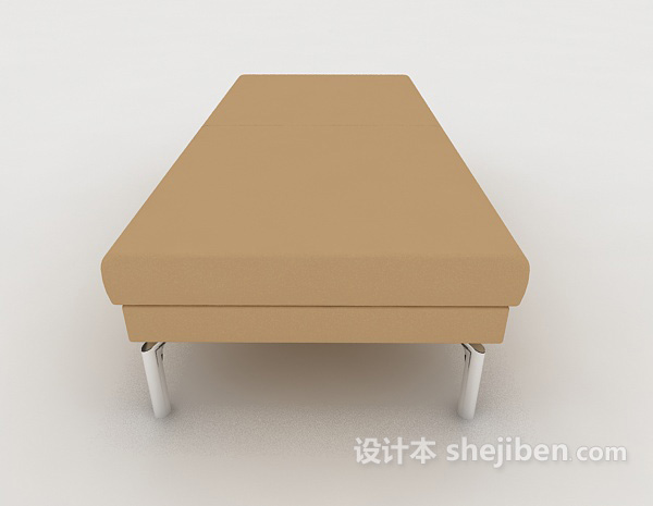 设计本现代沙发长凳3d模型下载