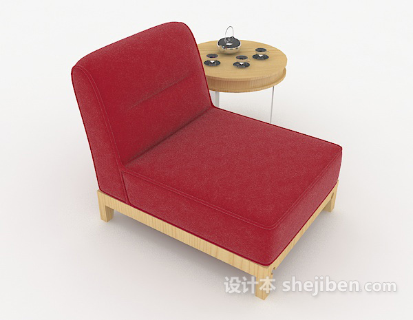 免费简单木质桌椅组合3d模型下载
