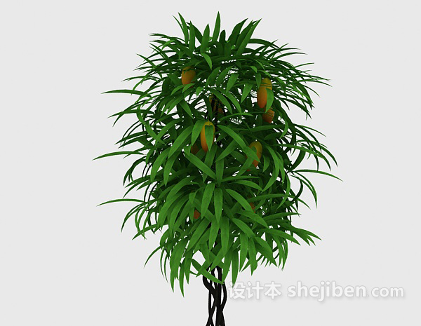 设计本藤蔓装饰植物3d模型下载