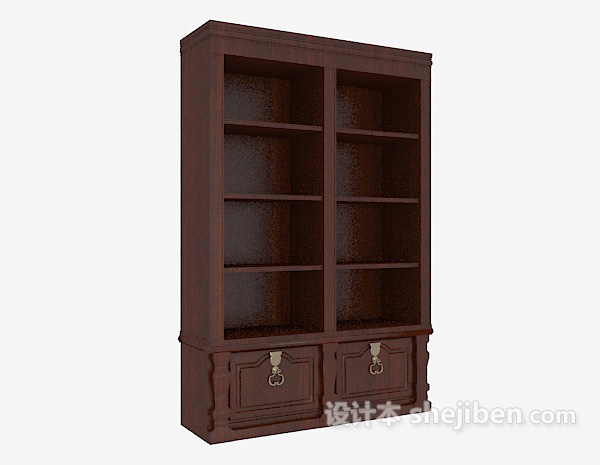 现代风格吉娜越木质柜子3d模型下载