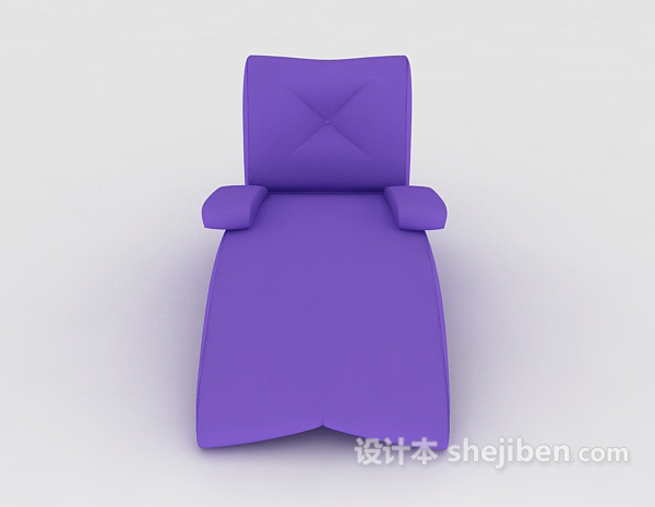 现代风格简约沙发躺椅3d模型下载