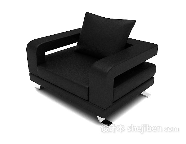 个性设计单人沙发3d模型下载