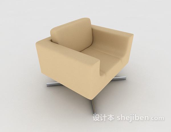 现代风格家居简约休闲椅子3d模型下载