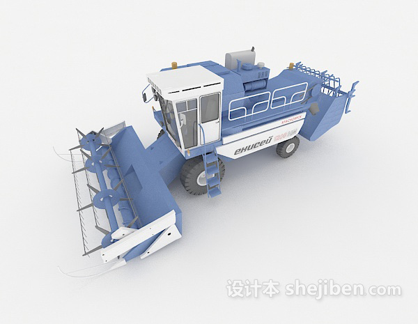 现代风格大型拖车3d模型下载