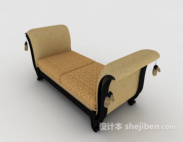 设计本欧式常见居家休闲椅3d模型下载