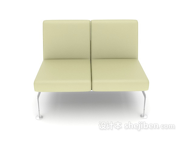 现代风格双人休闲椅3d模型下载