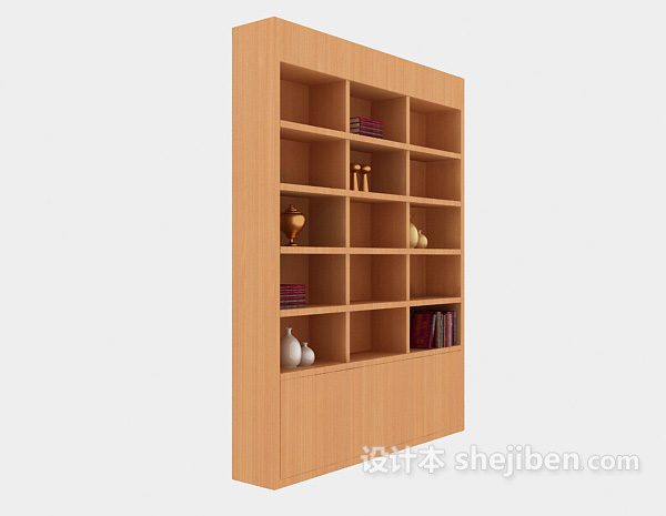 免费现代家居风格展示柜3d模型下载