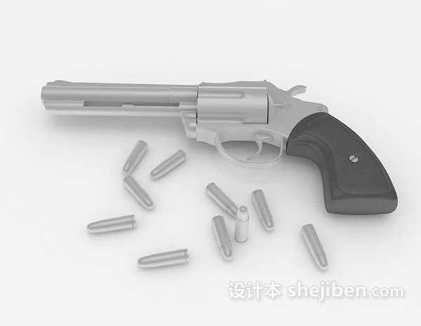 手枪3d模型下载