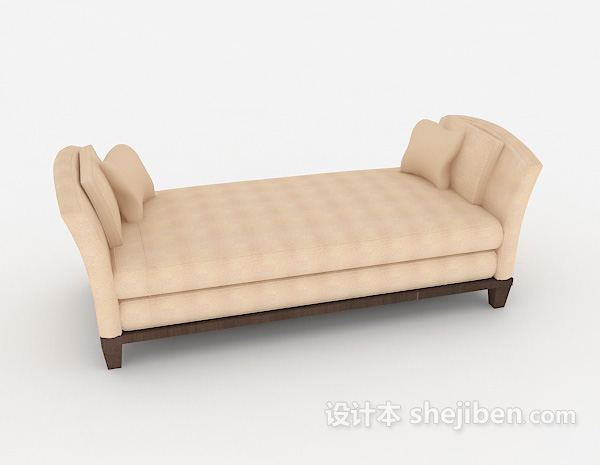 现代风格单人躺椅单人沙发3d模型下载