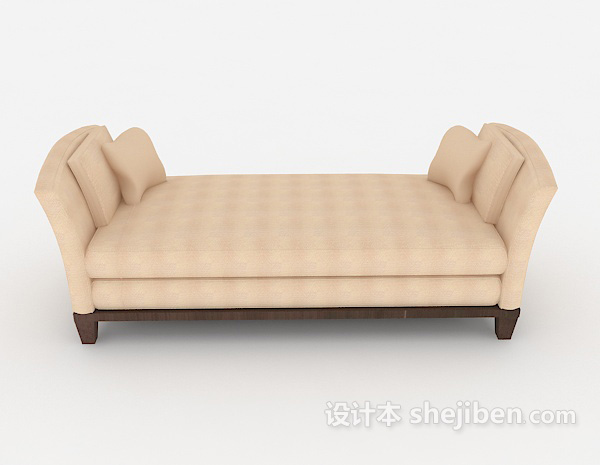免费单人躺椅单人沙发3d模型下载
