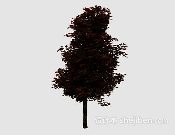 设计本秋树3d模型下载