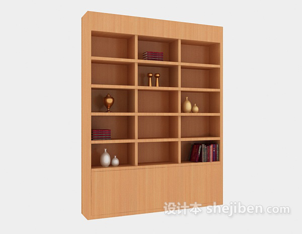 现代风格现代家居风格展示柜3d模型下载