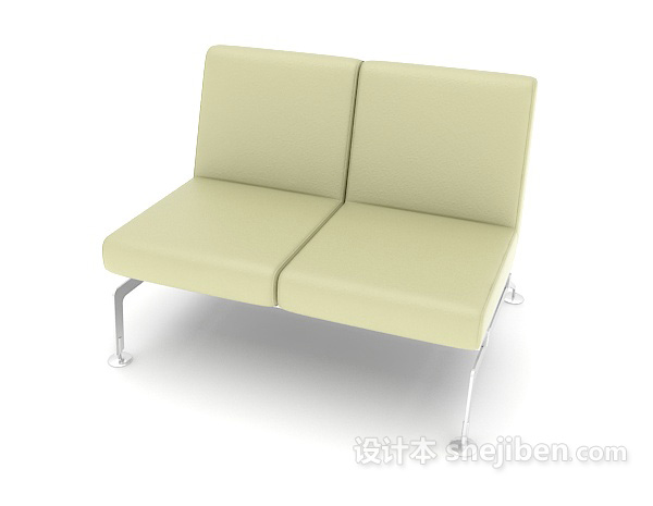 免费双人休闲椅3d模型下载