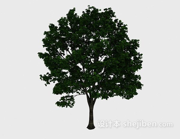 茂密树3d模型下载