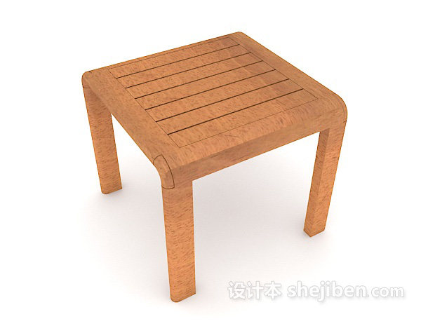 设计本简易家居小板凳3d模型下载