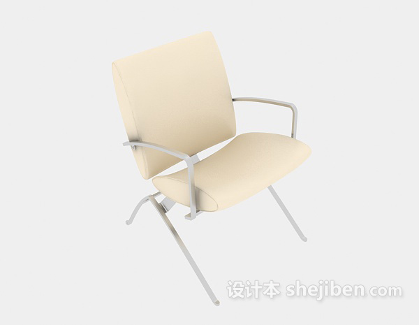 居家简单休闲椅3d模型下载