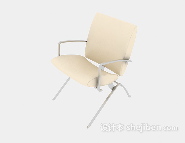 设计本居家简单休闲椅3d模型下载