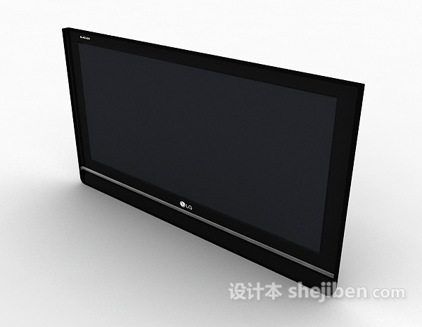设计本LG液晶电视机3d模型下载