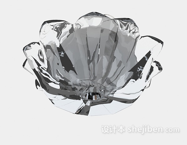 水晶器皿3d模型下载
