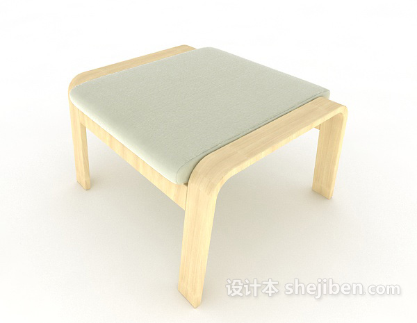 清新小板凳3d模型下载
