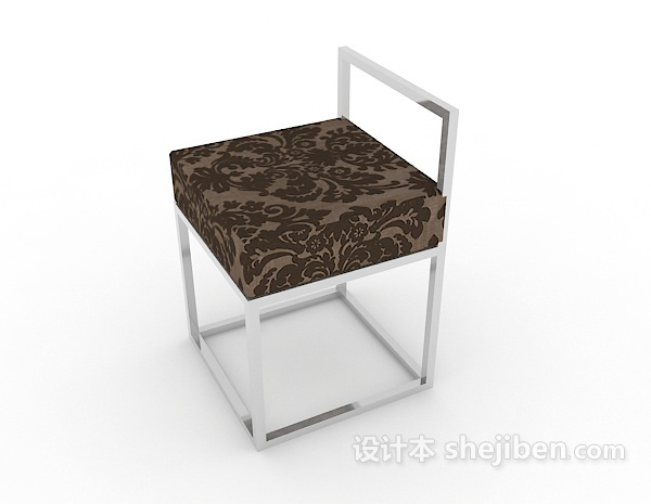 设计本简单大方吧台椅3d模型下载