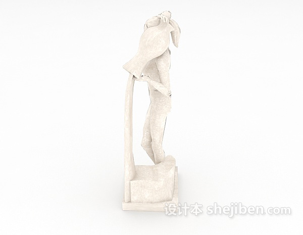 设计本简易雕塑品3d模型下载