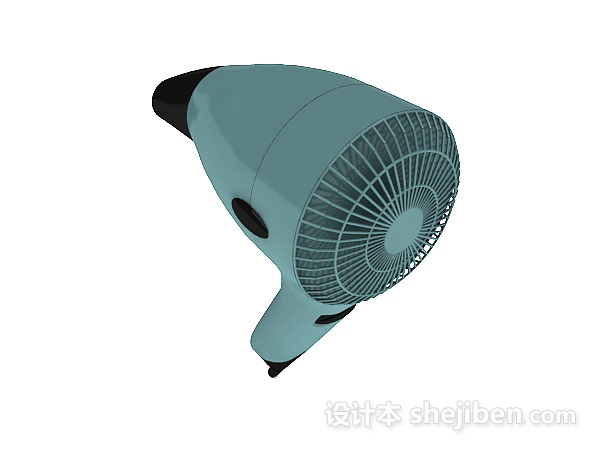 设计本电吹风3d模型下载