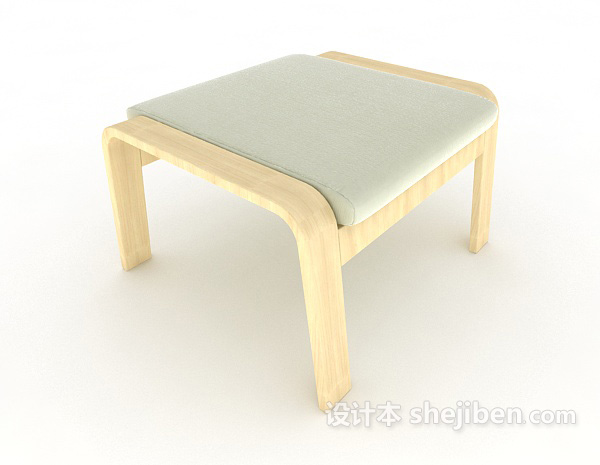 设计本清新小板凳3d模型下载