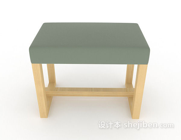 现代风格家居凳子3d模型下载