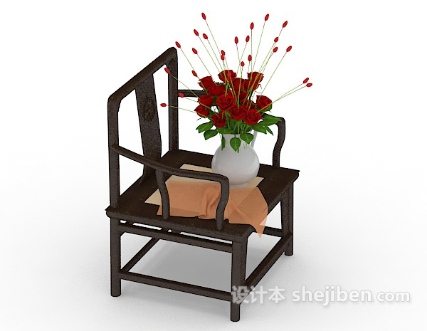设计本传统中式风格家居椅3d模型下载