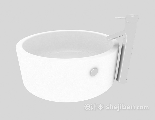 设计本浴室洗手盆3d模型下载