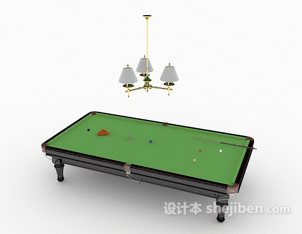 现代风格休闲桌球3d模型下载