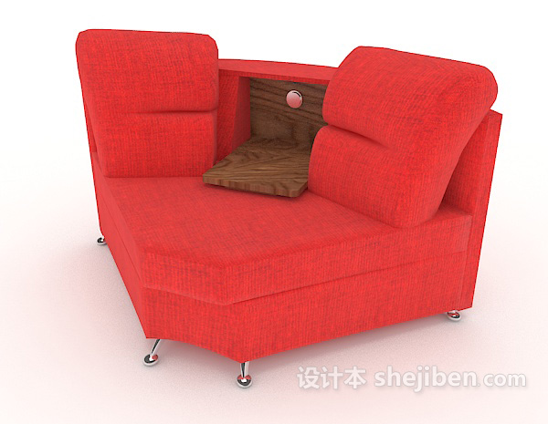 免费现代单人沙发3d模型下载