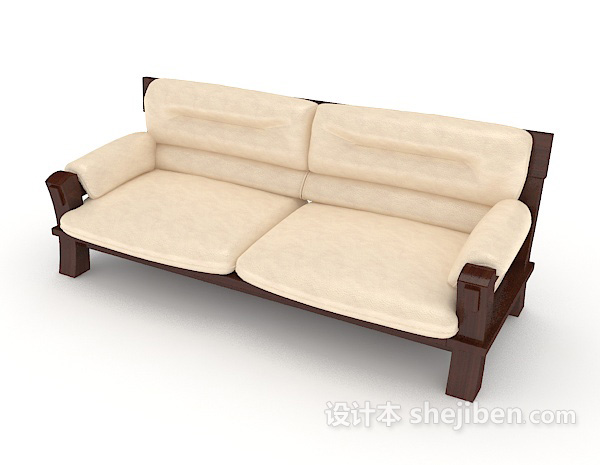设计本新中式居家沙发3d模型下载