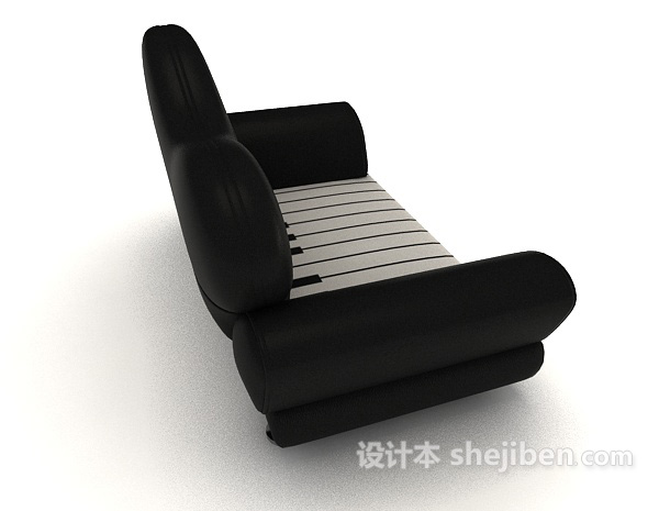 设计本个性钢琴沙发3d模型下载