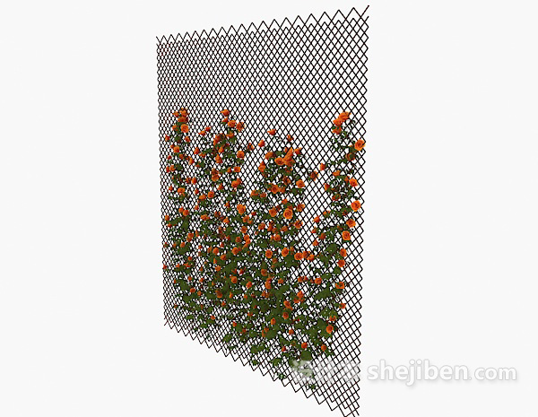 免费常见花卉3d模型下载